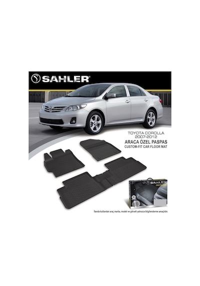 Sahler Toyota Corolla 2011 Havuzlu Paspas 4.5D Tam Uyumlu
