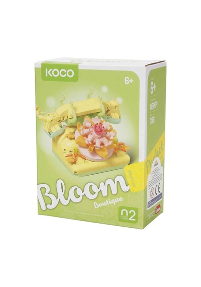 Koco Bloom Boutique Antika Telefon Yapım Seti 336 Parça Dekoratif Blok Model