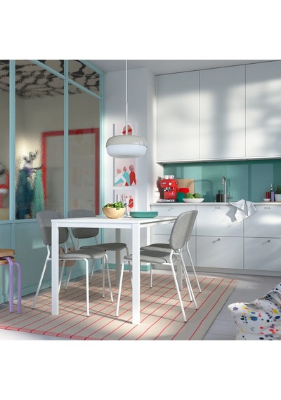 Ikea Beyaz Şık Yemek Masası - Mutfak Masası
