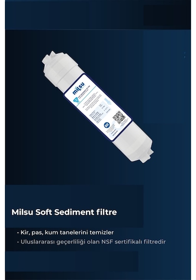 Milsu Kapalı Kasa Su Arıtma Cihazı Multi Mineralli 6Lı Filtre Set
