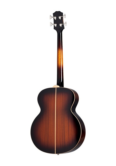 Epiphone El Capitan J-200 Studio Elektro Akustik Bas Gitar Aged Vintage Sunburst
