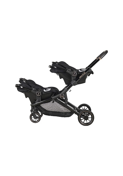 Prego İbiza Plus Travel Sistem İkiz Bebek Arabası 2223 Siyah