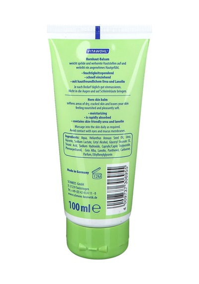 Vitawohl Hornhaut Balsam Çatlamış Nasırlaşmış Ayak Kremi 2 x 100 ML