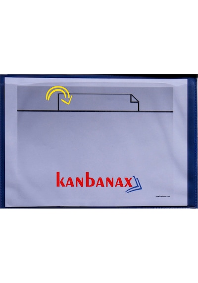 A6 Kanban Cebi - Pvc Ceplik Beyaz