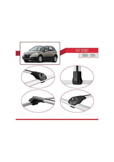 Fiat Sedici 2006-2015 Arası İle Uyumlu Ace-1 Ara Atkı Tavan Barı