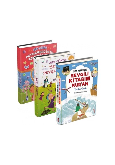 365 Günde Sevgilim Kitabım Kur'an 365 Günde Peygamberimin Arkadaşları 365 Günde Sevgili Peygamberim