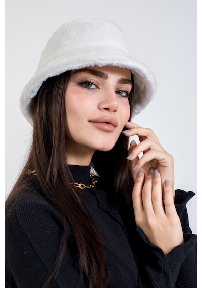 Ladycolor Lady Color Yumuşak Dokulu Bucket Şapka Beyaz