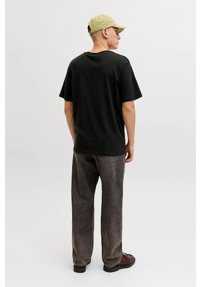Jack & Jones Jorcatskılls Front Baskılı Erkek Tişört Bisiklet Yaka Kısa Kollu Siyah Jack & Jones Jorcatskılls Front Baskılı Erkek Tişört Bisiklet Yaka Kısa Kollu Siyah