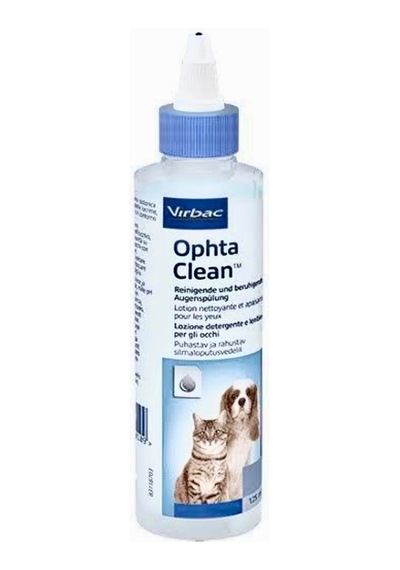 Virbac Ophta Clean Kedi ve Köpekler Için Göz Temizleme Solüsyonu 125 ML
