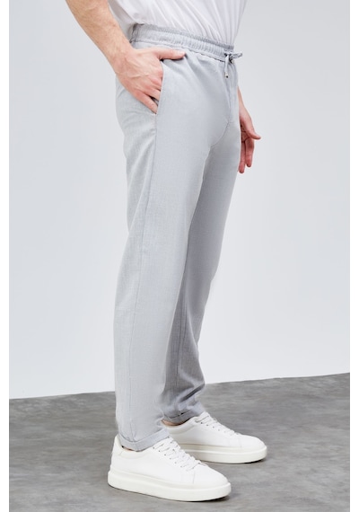 HLT Jeans Erkek Gri Relaxed Fit Yandan Cepli Beli Lastikli Bağcıklı Duble Paça Jogger Pantolon Bolt-1998 Gri HLT Jeans Erkek Gri Relaxed Fit Yandan Cepli Beli Lastikli Bağcıklı Duble Paça Jogger Pantolon Bolt-1998 Gri
