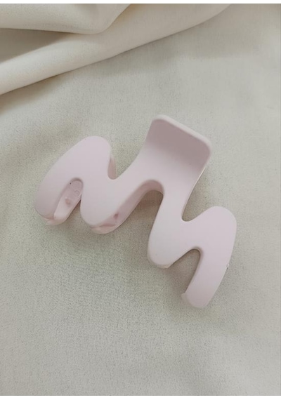 Mandal Toka Saç Aksesuarı 9 Cm İthal Ürün Saç Tokası Renk Açık Pembe 23469460
