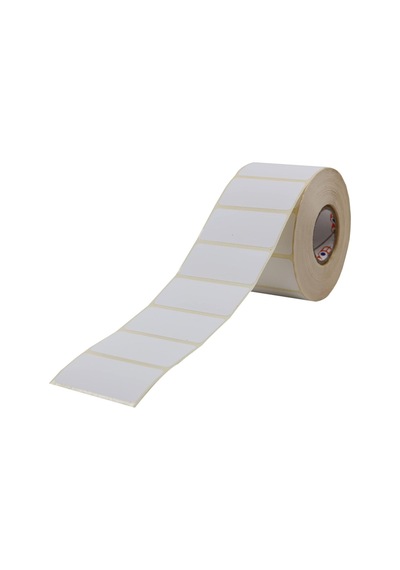 Lamine Termal Etiket 60mm X 30mm Ruloda 1500 Adet 40mm Kuka Çapında Direk Termal Transfer Etiketi 1
