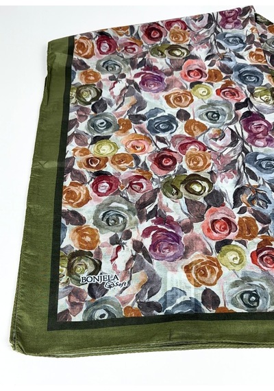 Bonjela Soft Pamuk Şal-75 X 190 -06572 Yeşil