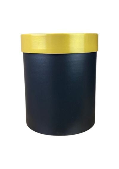 Cihan Çiçekçilik Gold Kemerli 30x25 Siyah Saksı Çok Renkli