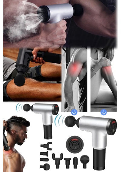Profesyonel Karın Kas Sıkılaştırıcı Fitness Masaj Four Ped Tabanca Seti Karışık