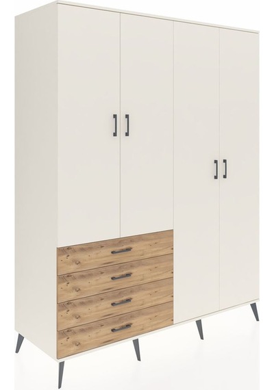 Kronos Gardrop 6 Raflı 4 Çekmeceli Tek Askılı 176x59x221 Aytaşı-aytaşı/çam Aytaşı/çam Kronos Gardrop 6 Raflı 4 Çekmeceli Tek Askılı 176x59x221 Aytaşı-aytaşı/çam Aytaşı/çam