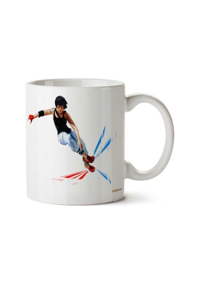 Mirrors-edge-free-download-png İki Tarafı Baskılı Kupa Bardak Çok Renkli