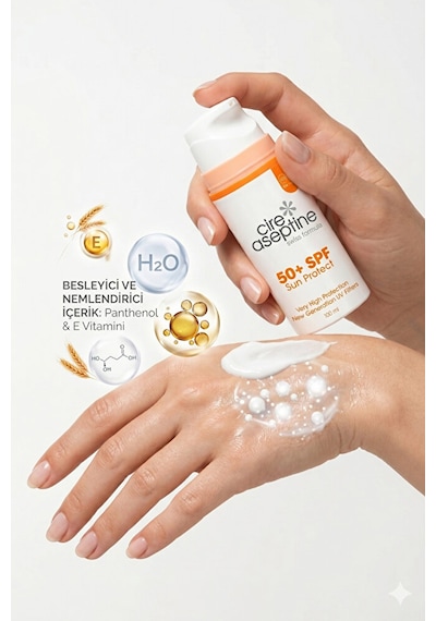 Airless Günes Korucucu Vücut Kremi Spf 50+ Sun Protect 100 Ml