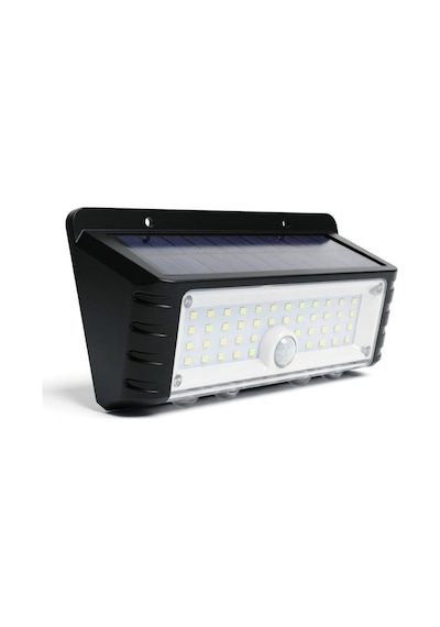 Panther Pt-2963 Sensörlü Solar Led Duvar Lambası - Sarı Ve Günışığı Bahçe Aydınlatma