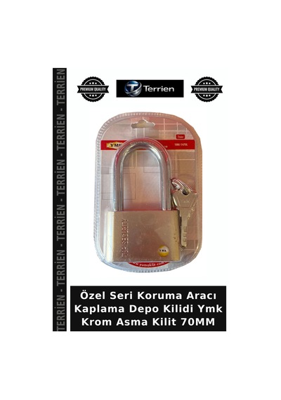 Özel Seri Koruma Aracı Kaplama Depo Kilidi Ymk Krom Asma Kilit 70mm