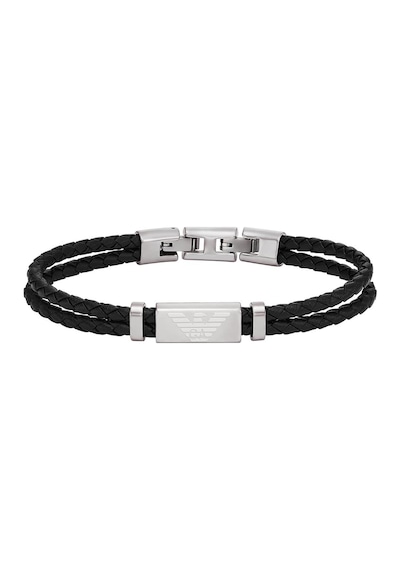 Emporio Armani Ajegs3122-040 Erkek Bileklik Siyah - Gri