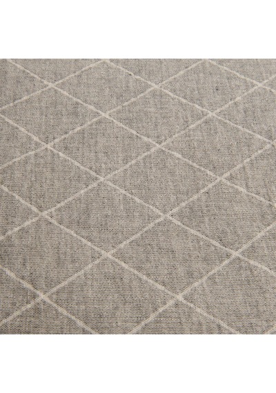 Soft Diamond Müslin Çift Kişilik Yatak Örtüsü - Gri - 200x220 Cm Renkli