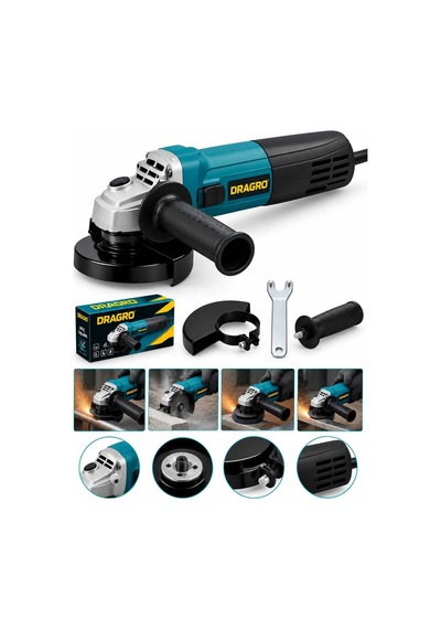 Dragro Drg-1000 W Avuç Taşlama Makinesi 125 Mm Bakır Sargılı Spiral Dr-1000