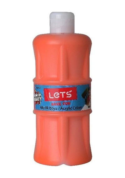 Lets Akrilik Boya 500 Ml Turuncu L-5302 Çok Renkli