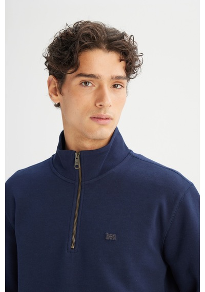 Lee Erkek Sweat L2520312 411 Koyu Lacıvert Koyu Lacivert