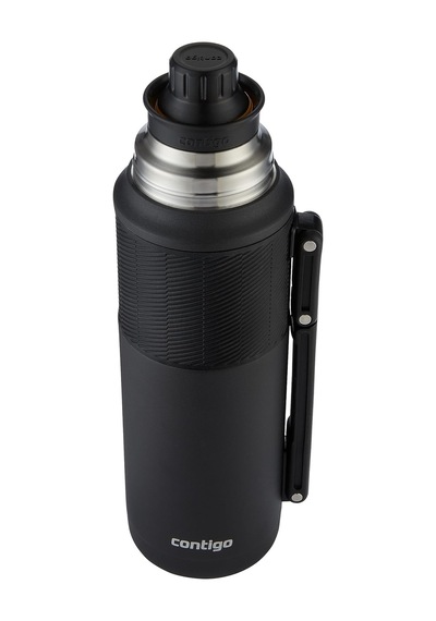 Thermal Bardaklı Çelik Termos 1.2l Siyah Çok Renkli