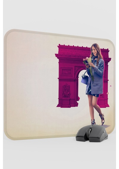 Emily İn Paris V3 48x40 Xl Gaming Kauçuk Kaymaz Taban Mouse Pad Fare Altlığı