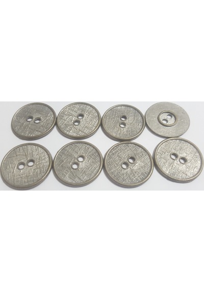 8 Adet 2.2 Cm. Metalgri Düğme