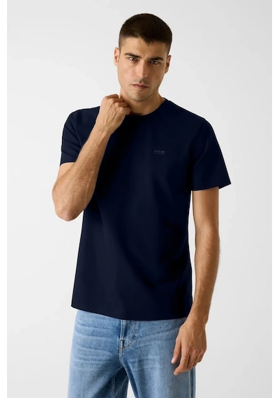 Guess M6rı19kd202 Ss Cn New Tech Stretch Erkek Tişört Lacivert