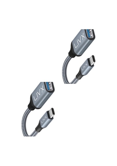 Livx Usb 3.0 To Type-c Çevirici Dönüştürücü 60w Hızlı Şarj Desteği 15 Cm Kablolu Otg Adaptör Sku: Smg8690010092168
