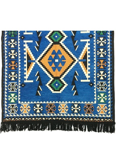 Shark Anadolu Kilim Mavi Renkli