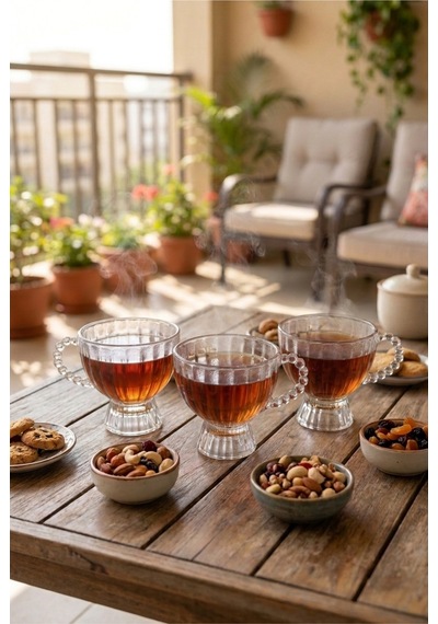 3'lü 180 Ml Boncuk Kulplu Kristal Cam Kupa Seti Kalın Cam Şeffaf Kahve Kupası Dekoratif Çay, Latte, Cappuccino Ve Türk Kahvesi Bardağı 8,5 X 7,5 Cm Şeffaf Şeffaf 3'lü 180 Ml Boncuk Kulplu Kristal Cam Kupa Seti Kalın Cam Şeffaf Kahve Kupası Dekoratif Çay, Latte, Cappuccino Ve Türk Kahvesi Bardağı 8,5 X 7,5 Cm Şeffaf Şeffaf