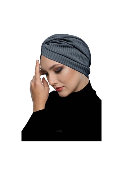 Elysianfidan Çapraz Fitilli Penye Koyu Gri Hazır Türban Tesettür Havuz Bonesi Koyu Gri Elysianfidan Çapraz Fitilli Penye Koyu Gri Hazır Türban Tesettür Havuz Bonesi Koyu Gri