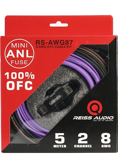 Reıss Audıo Rs-awg87 Oto Anfi Kablo Seti 8ga