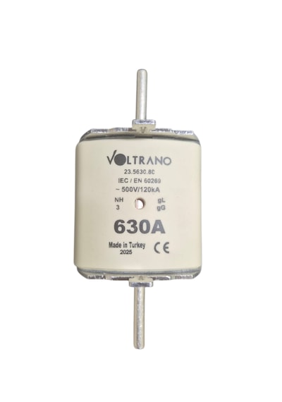 Voltran 23.5630.80 630a Nh 3 Boy Bıçaklı Sigorta Buşonu Çift Göstergeli