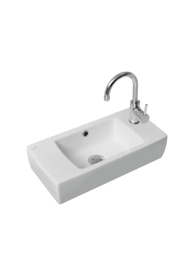 Turkuaz Seramik Cerastyle City 25 x 50 CM Sağdan Delikli Lavabo