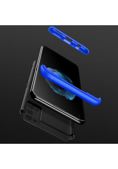 Realme 7 Pro Kılıf Zore Ays Kapak Siyah-Kırmızı