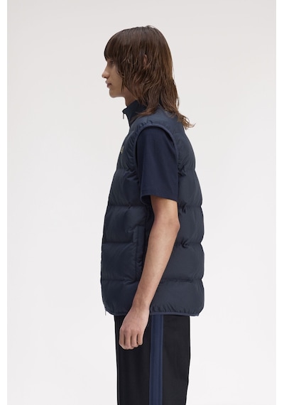 Fred Perry Erkek Yelek J8522-608 Koyu Mavi