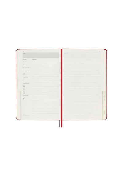Moleskine Passion Recipe Yemek Defteri P0213 Çok Renkli