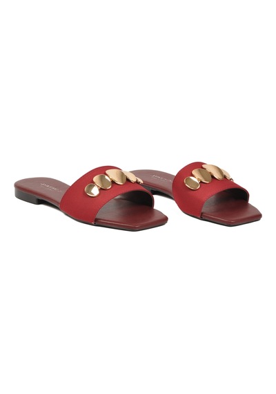 Ayakmod 513113 Z Bordo Kadın Terlik