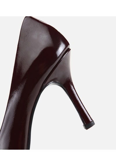 Hotiç Kadın Deri Bordo Yumuşak Dokulu İnce Topuklu Stiletto 01ayh336260a780 01ayh336260a780