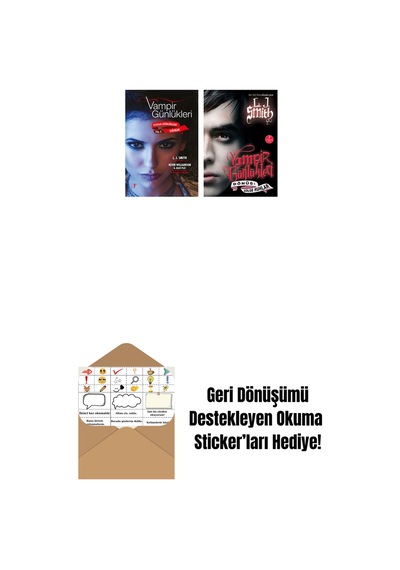 Vampir Günlükleri - Stefan Günlükleri Vol. 5 Sığınak + Vampir Günlükleri - Dönüş: Gölge Ruhlar + Okuma Sticker'ları