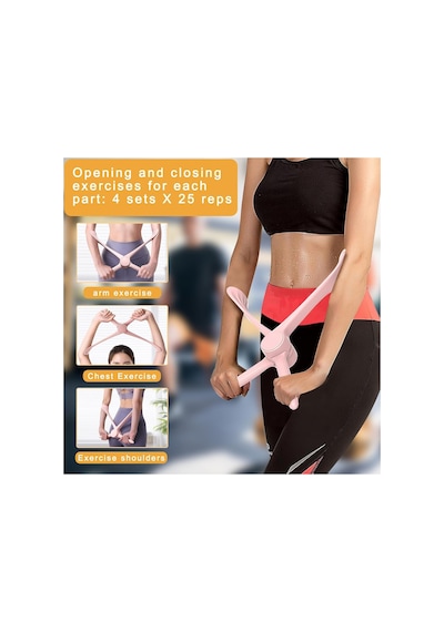Kol Ve Üst Vücut Egzersiz Aleti Direnç Bandı İle Kol, Omuz Ve Göğüs Kas Güçlendirme Fitness Cihazı