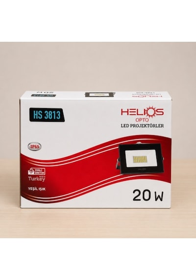 Helıos Led Projektörler 20w Yeşil Işık