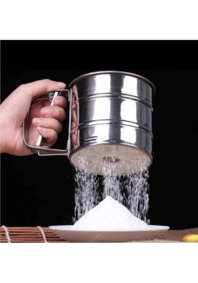 Paslanmaz Çelik Un Eleği 250 Gr Kapasiteli Çelik Un Elek 250 Gr Diğer