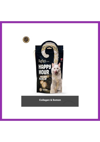 Reflex Happy Hour Cat Anti-aging Collagen Kedi Ödül Maması 60 Gr Bty
